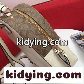 新しいCOACHFコーチのjordyn 女性用ジッパー バックパック ランドセル コーチバッグ 公式 コピー-4
