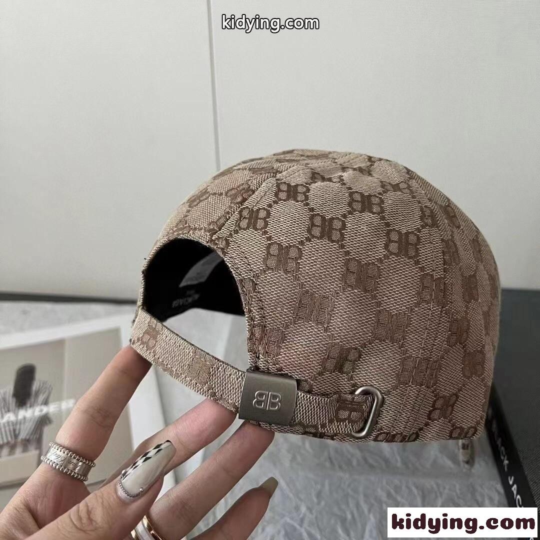 BB モノグラム ベースボールキャップ バレンシアガ 帽子 コピー 人気 ファッション-1