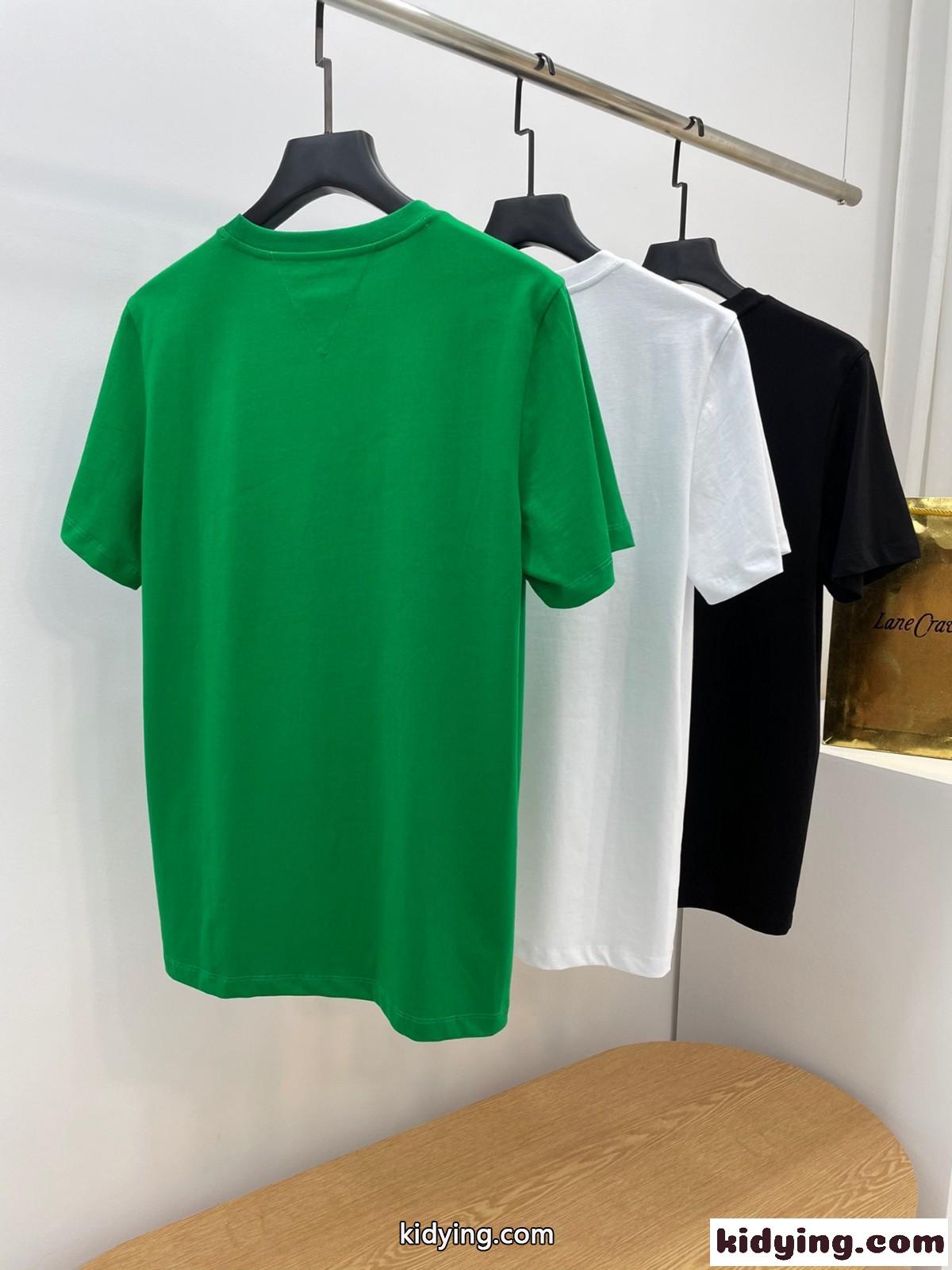 シンプル 無地 ビッグシルエット 3色あり ユニセックス ボッテガヴェネタ tシャツ コピー 体型カバー トップス-0