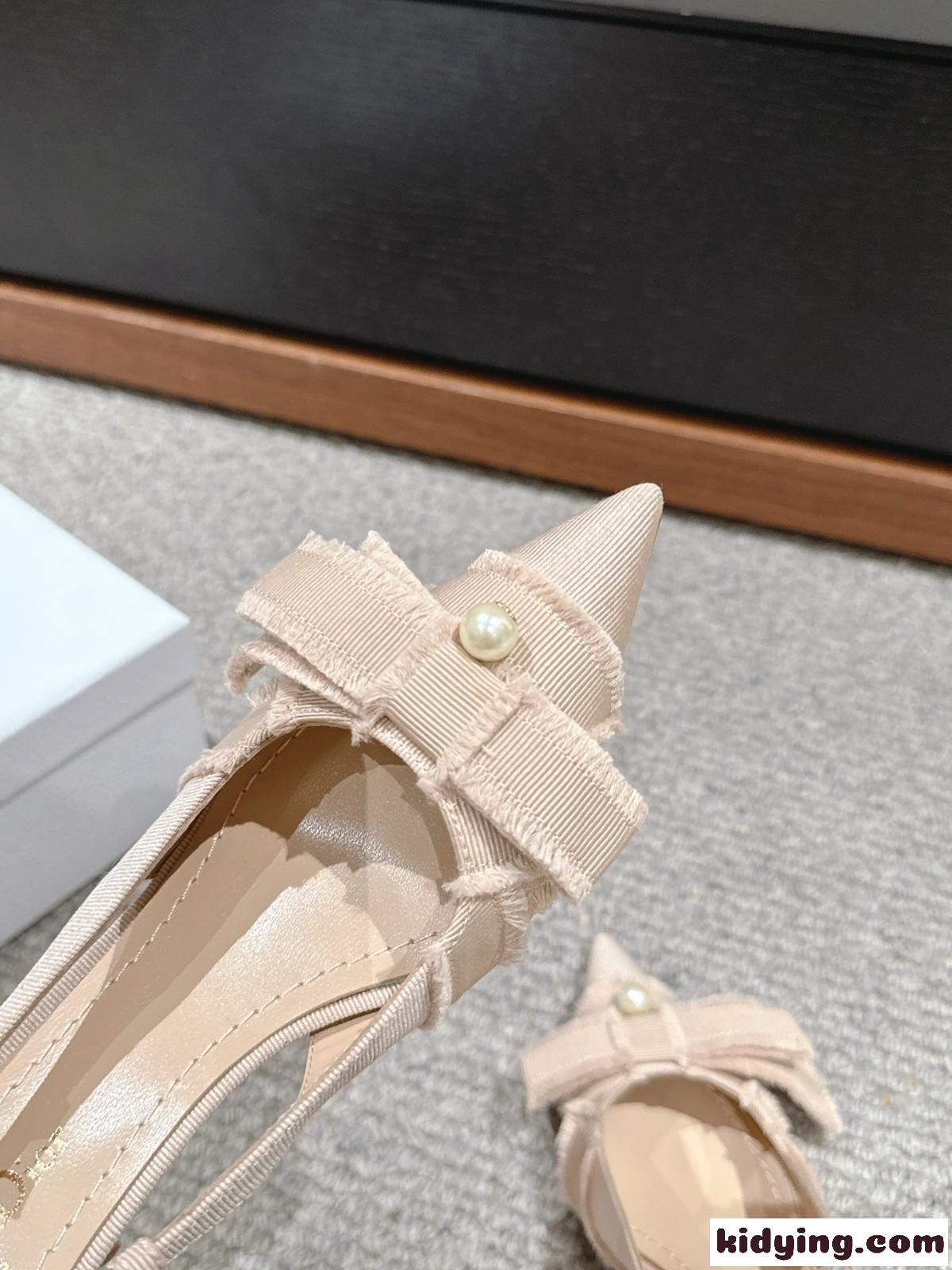 Adiorable スリングバックパンプス クリスチャン・ディオール パンプス コピー ベージュ-3