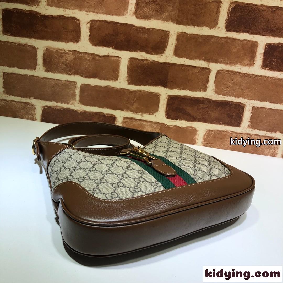 ジャッキー 1961 GG スモール ショルダーバッグ グッチ バッグ コピー ホーボーバッグ-4