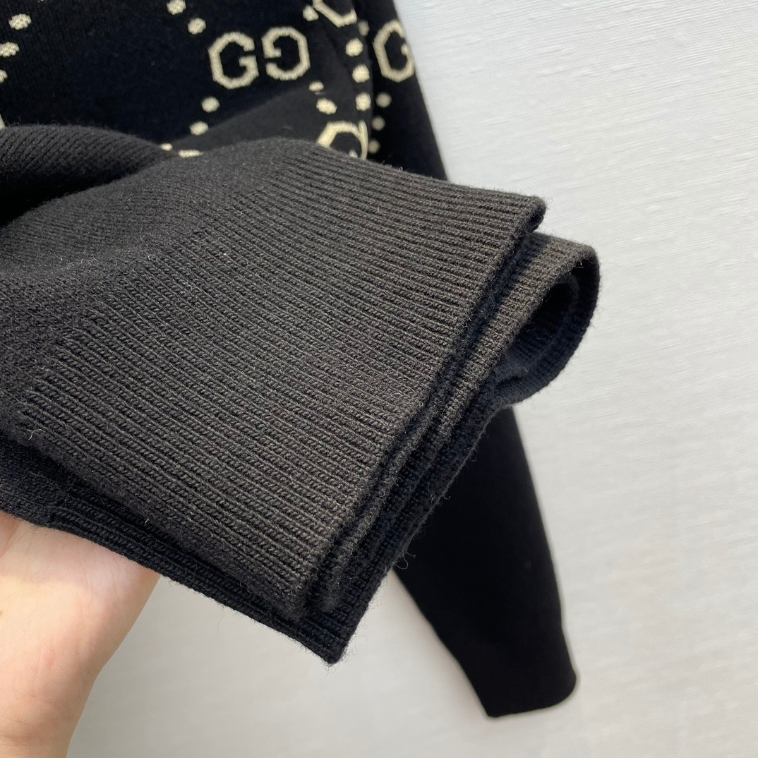 おしゃれ 合わせやすい ウール＆カシミヤ クルーネック グッチ セーター コピー レディース-3