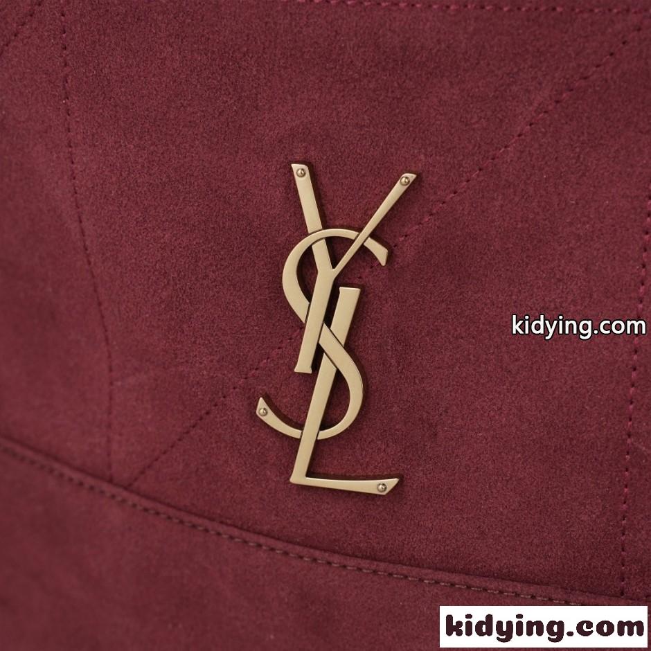 イヴ・サンローラン バッグ コピー YSL ジェイミー ショッピング スエード レッド-3