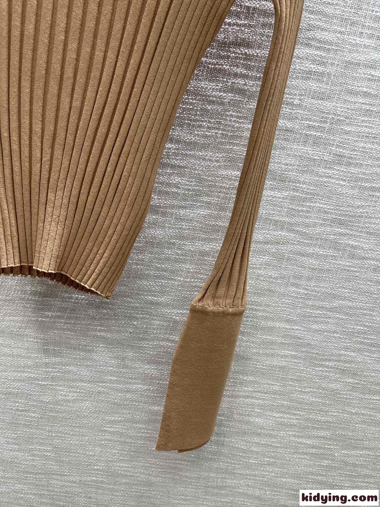 エレガント リブ編み ロングスリーブ トップス ロエベ ニット コピー レディース-0