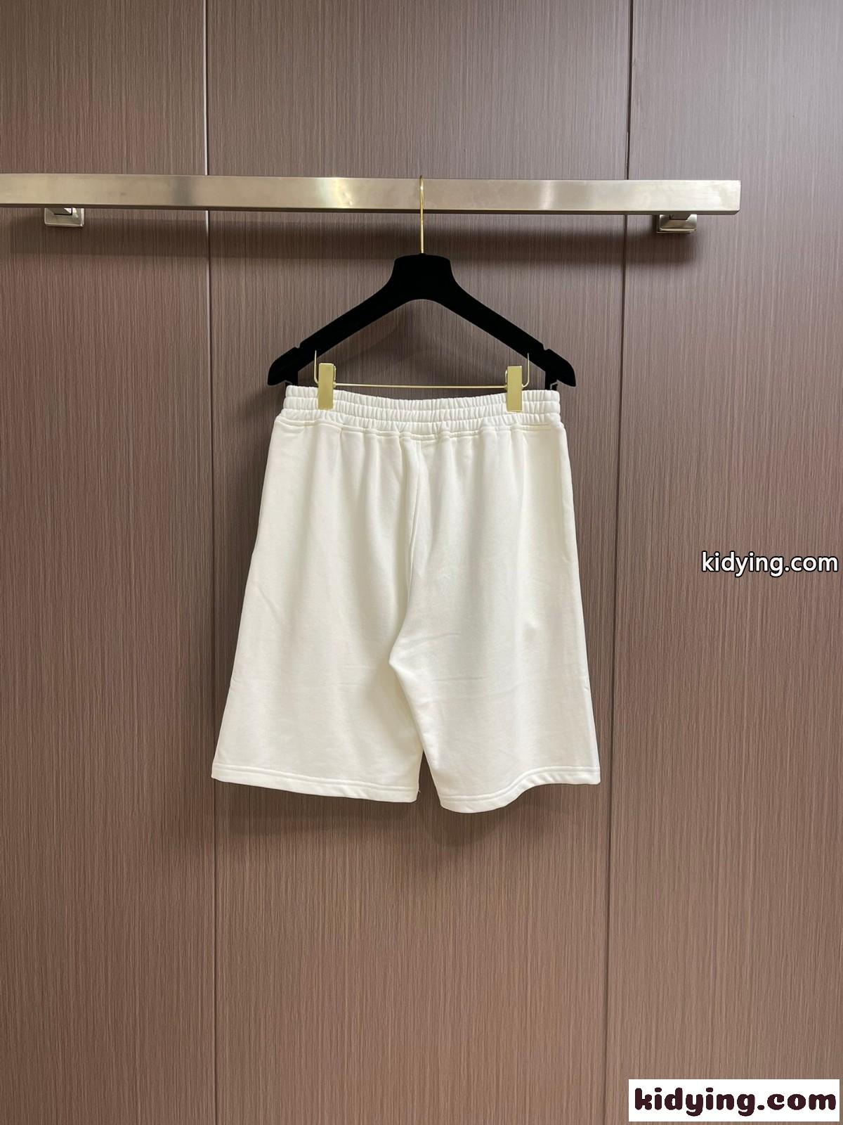 カジュアル コットン ショーツ バーバリー パンツ コピー メンズ ショートパンツ ホワイト-1