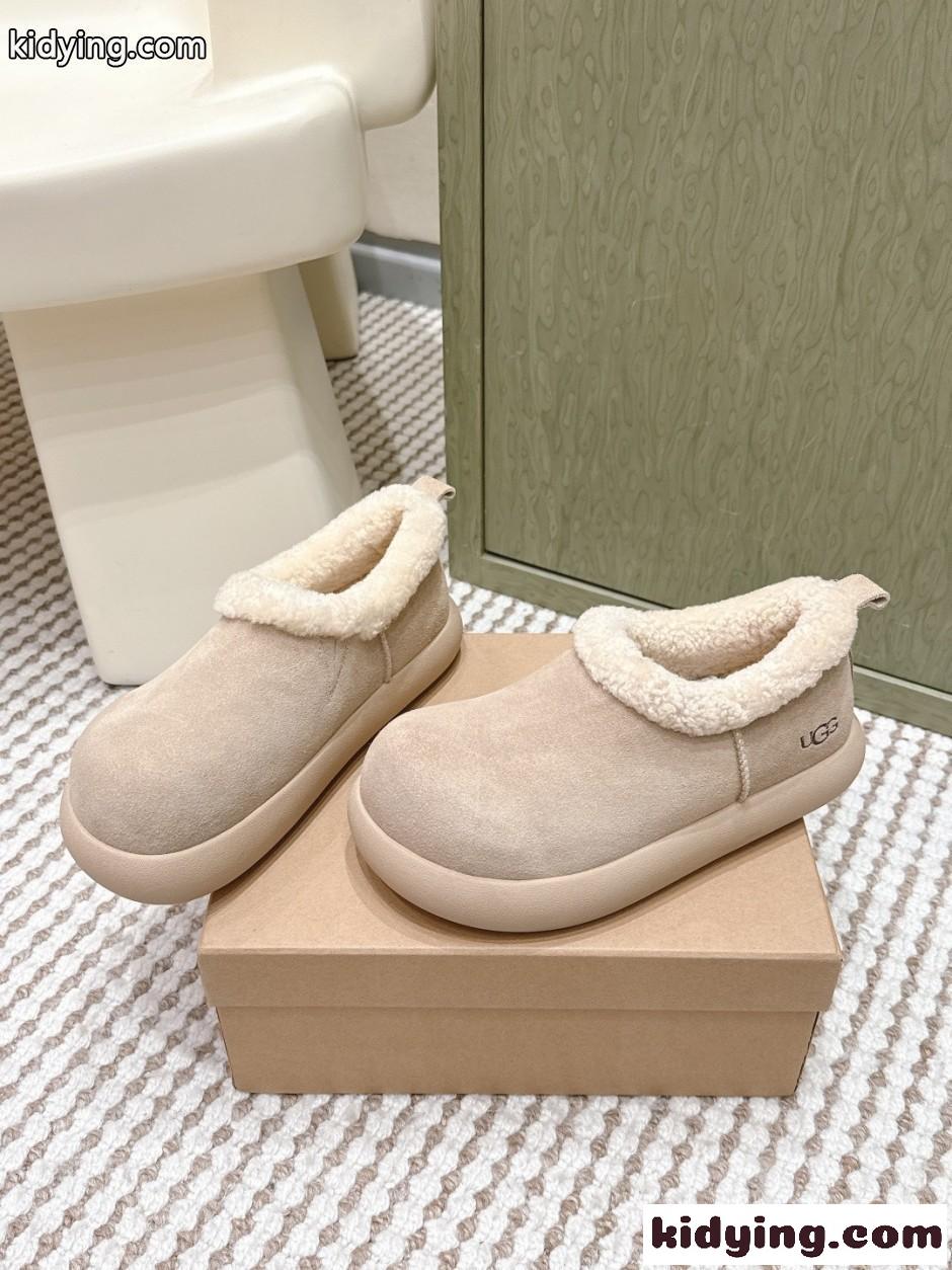 人気 合わせやすい UGG アグ ムートン スリッポン スーパーコピー ふわふわ-1