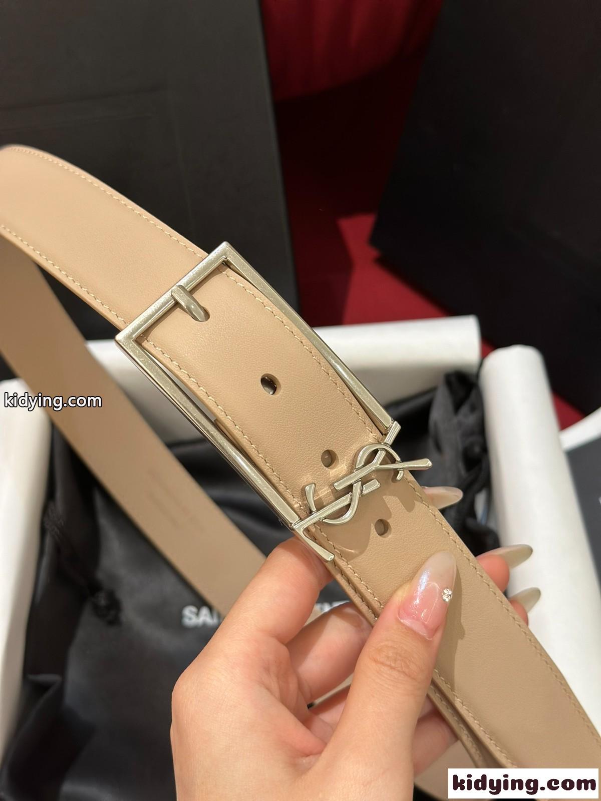エレガント イヴ・サンローラン ベルト コピー 人気 合わせやすい YSL レザーベルト-3