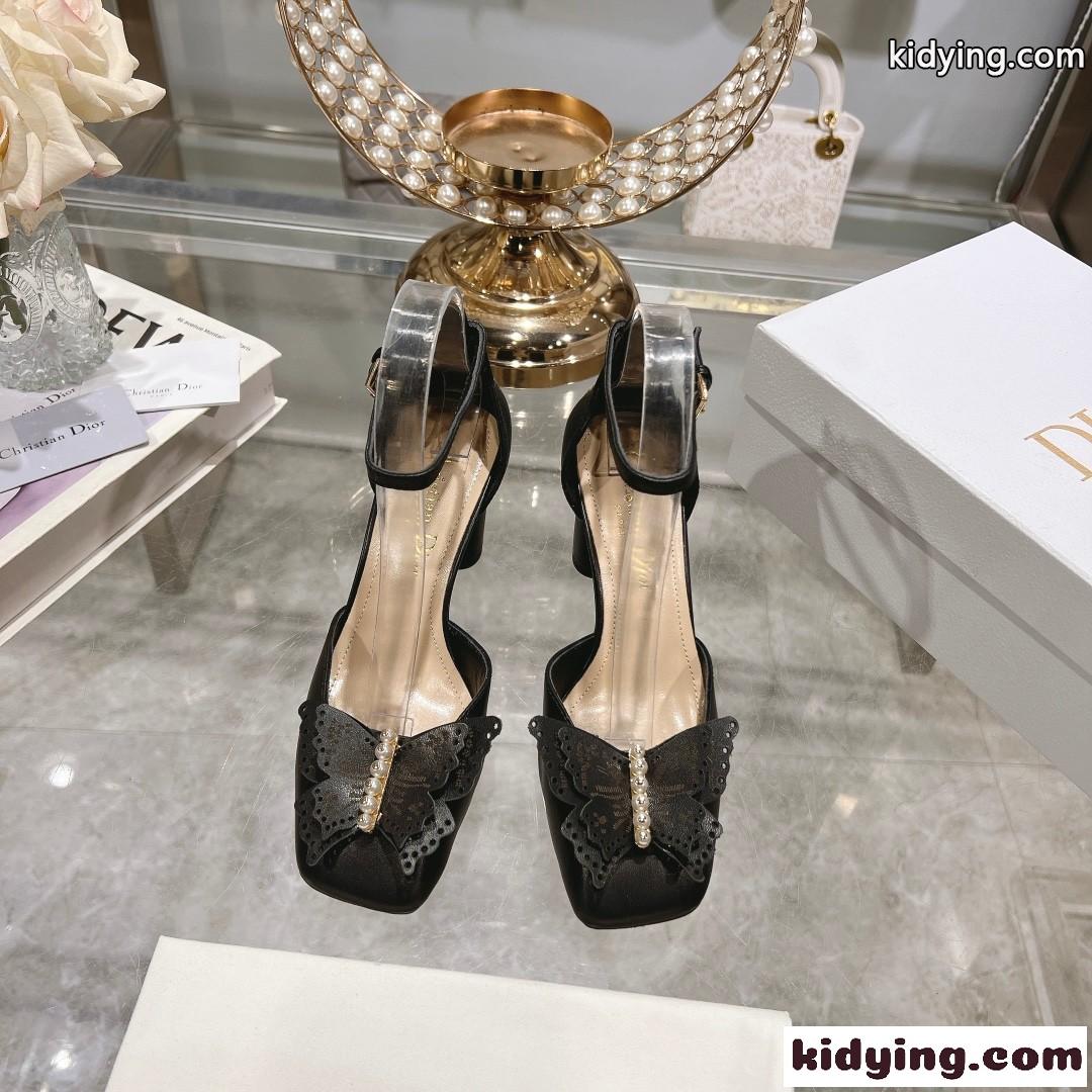 エレガント Dior Tale パンプス クリスチャン・ディオール パンプス コピー ブラック-1