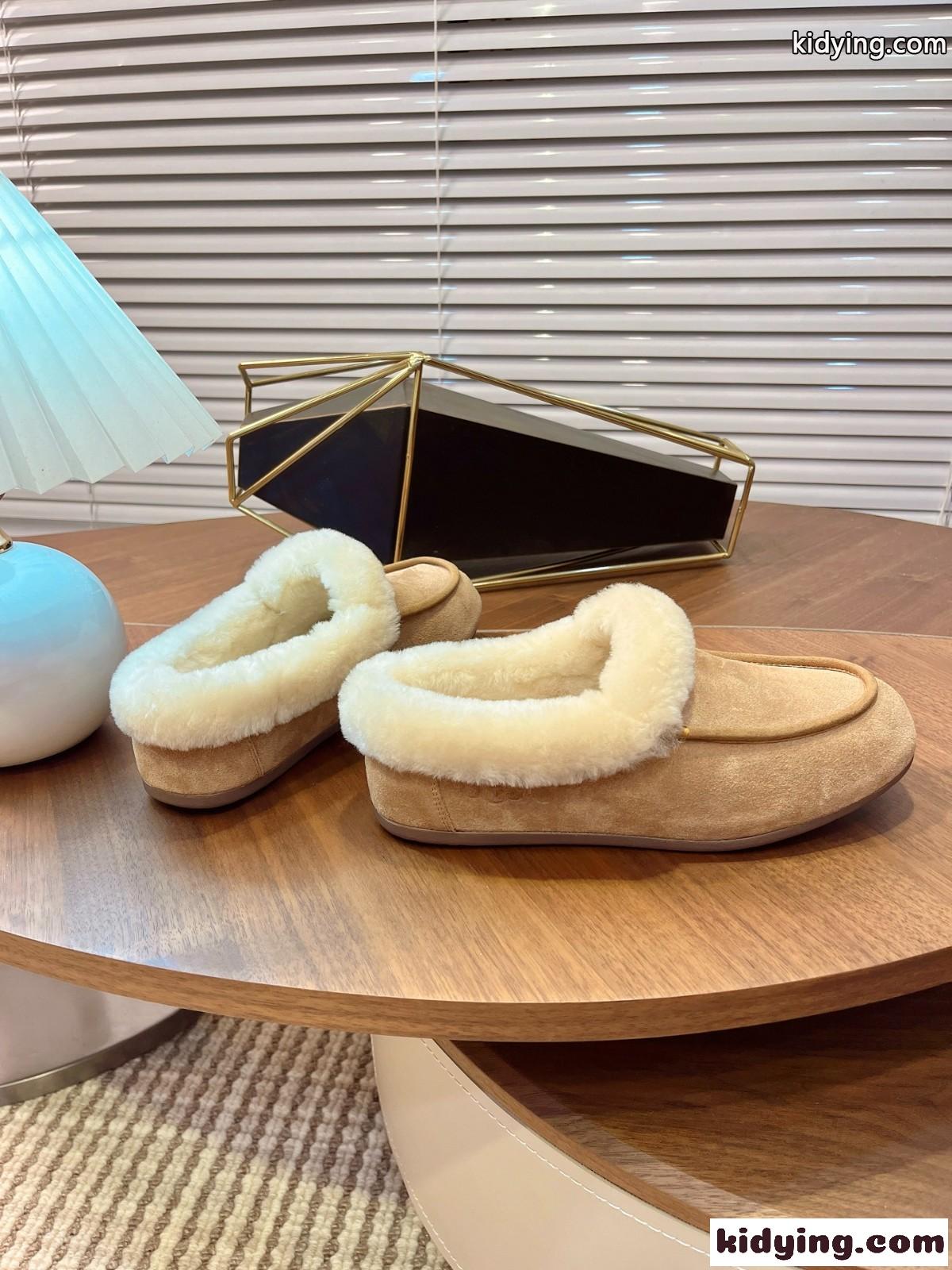シンプル UGG スエード ムートン シューズ アグ モカシン スーパーコピー-1
