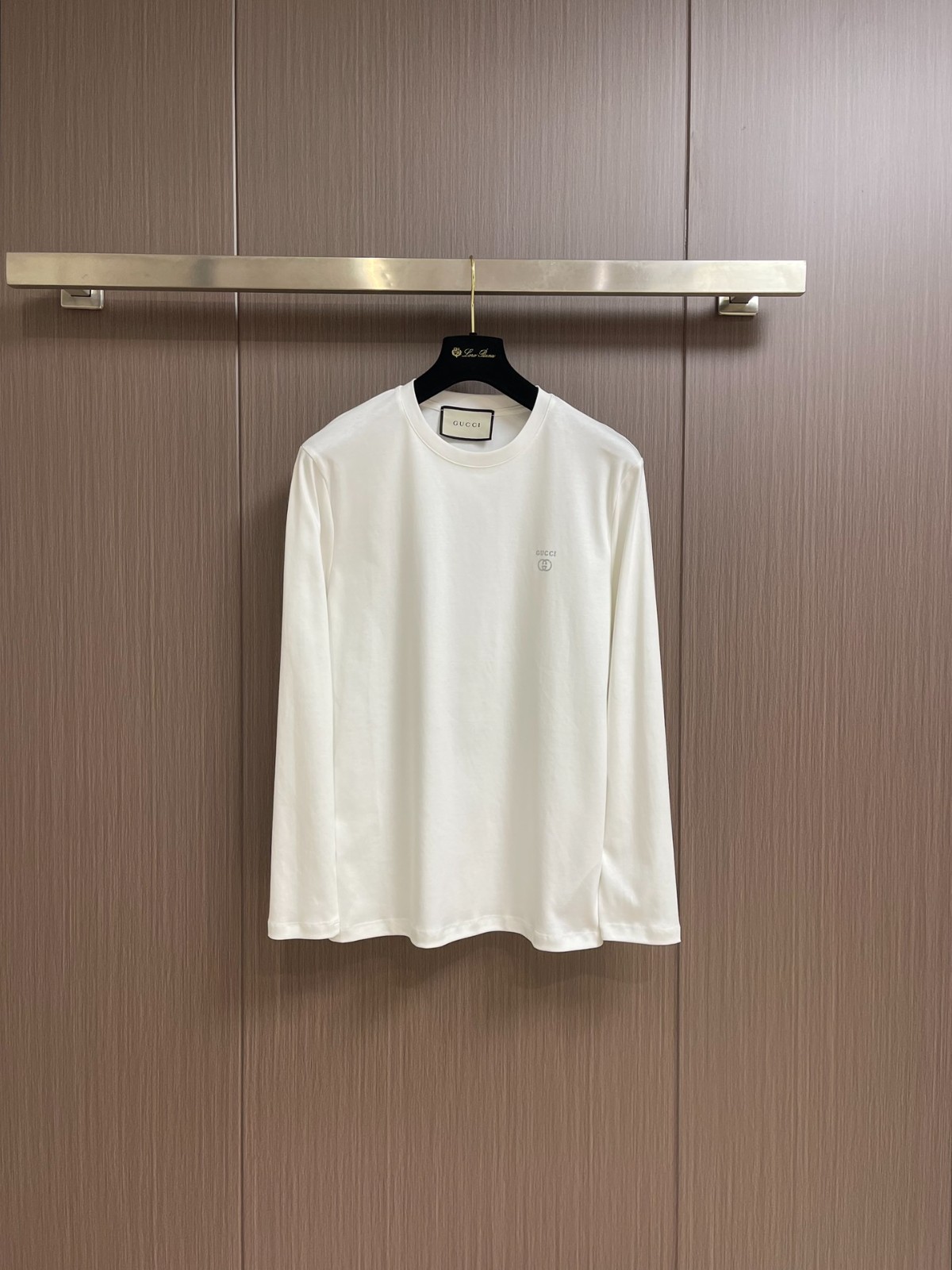 スパンコール付き ロゴ 長袖Tシャツ グッチ Tシャツ コピー 合わせやすい-2