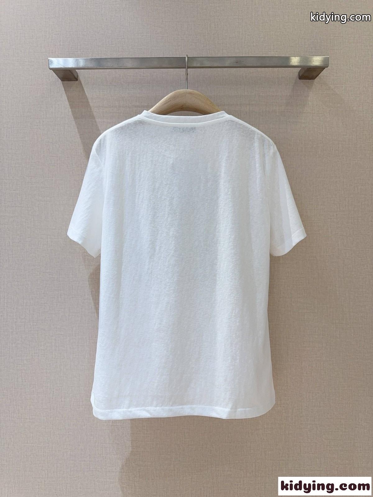クリスチャン・ディオール Tシャツ 偽物 おしゃれ プリント クルーネック-1