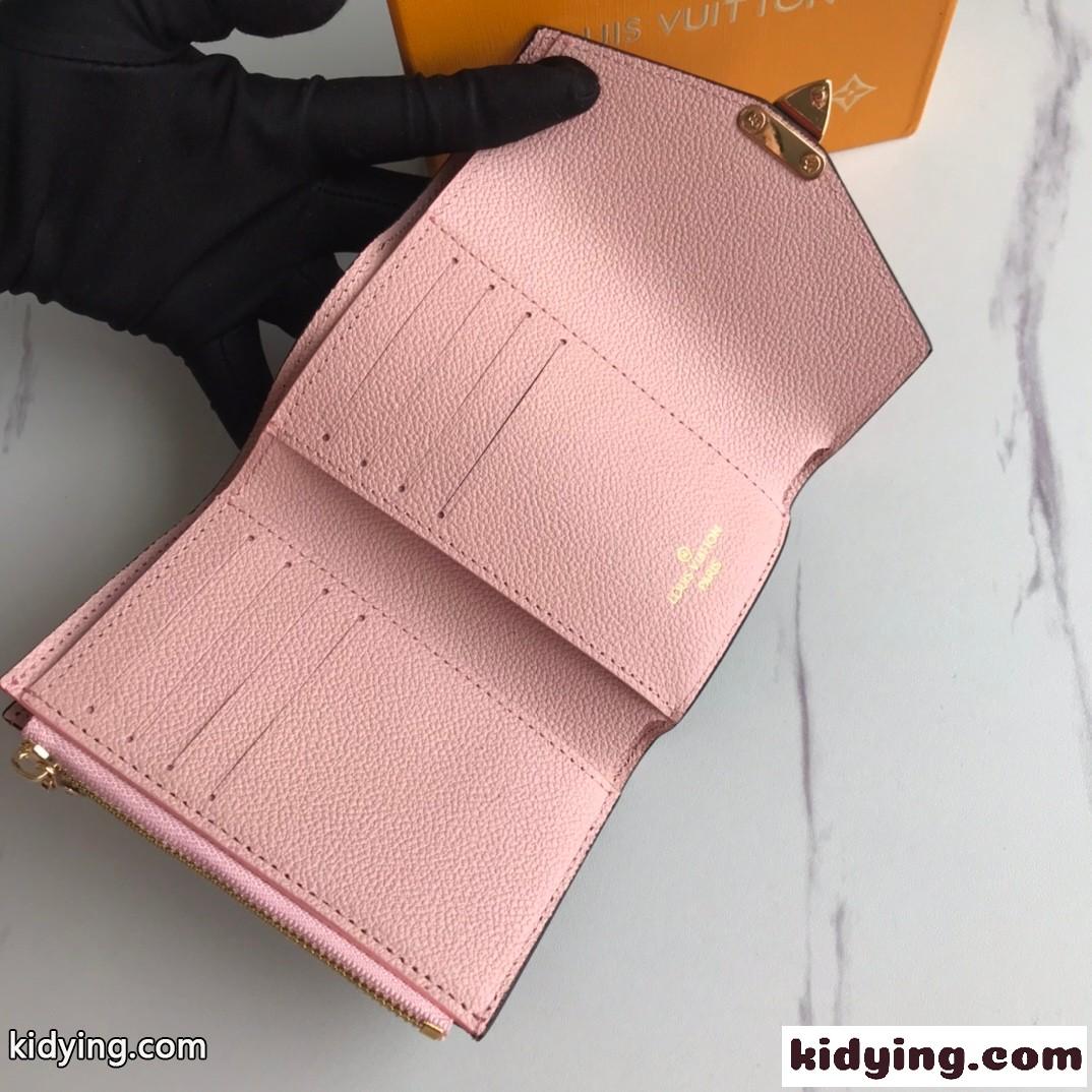 お洒落 可愛い モノグラム ルイ・ヴィトン 財布 コピー レディース 折りたたみ財布-3