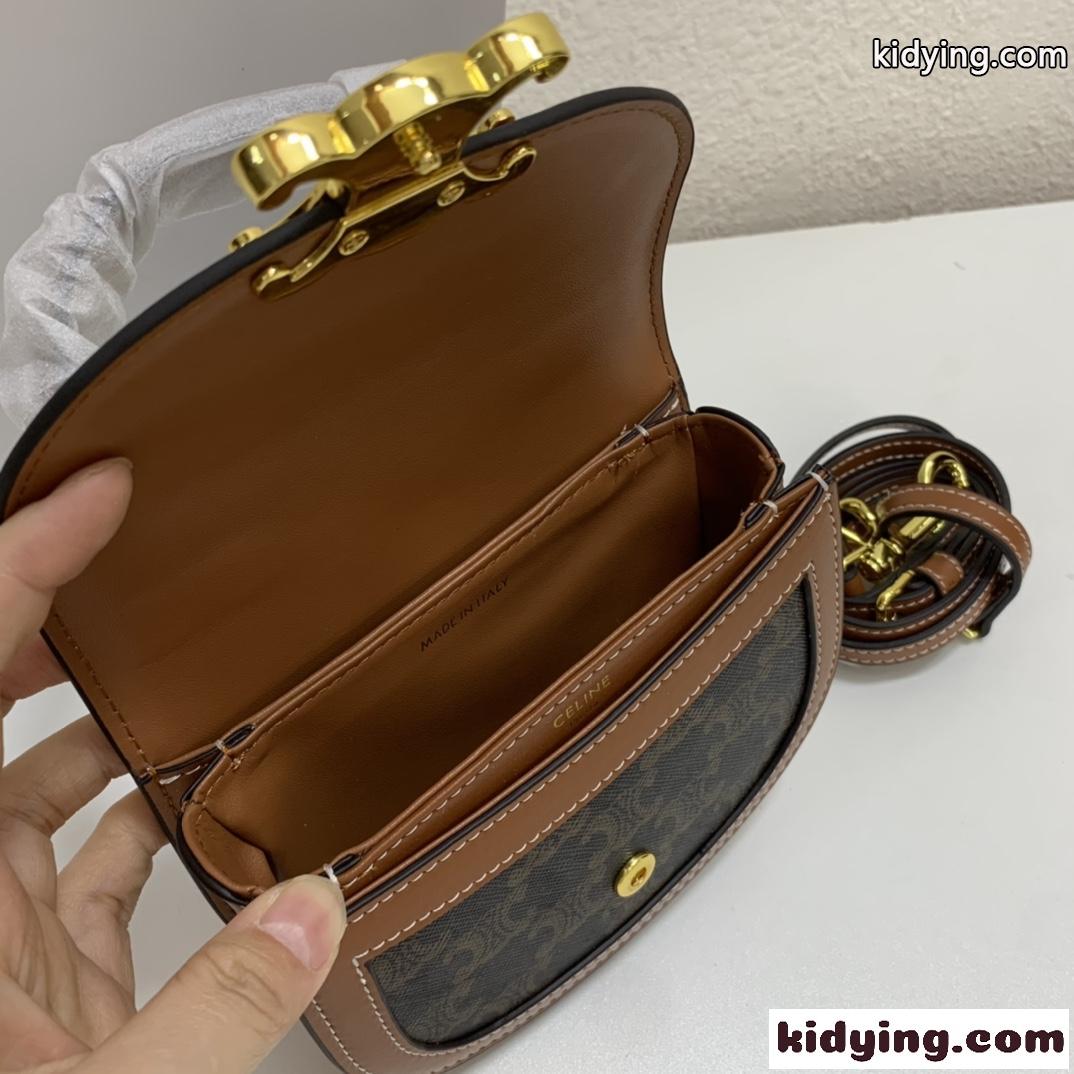 上品 トリオンフキャンバス ミニ ブザス セリーヌ バッグ コピー ショルダーバッグ-4