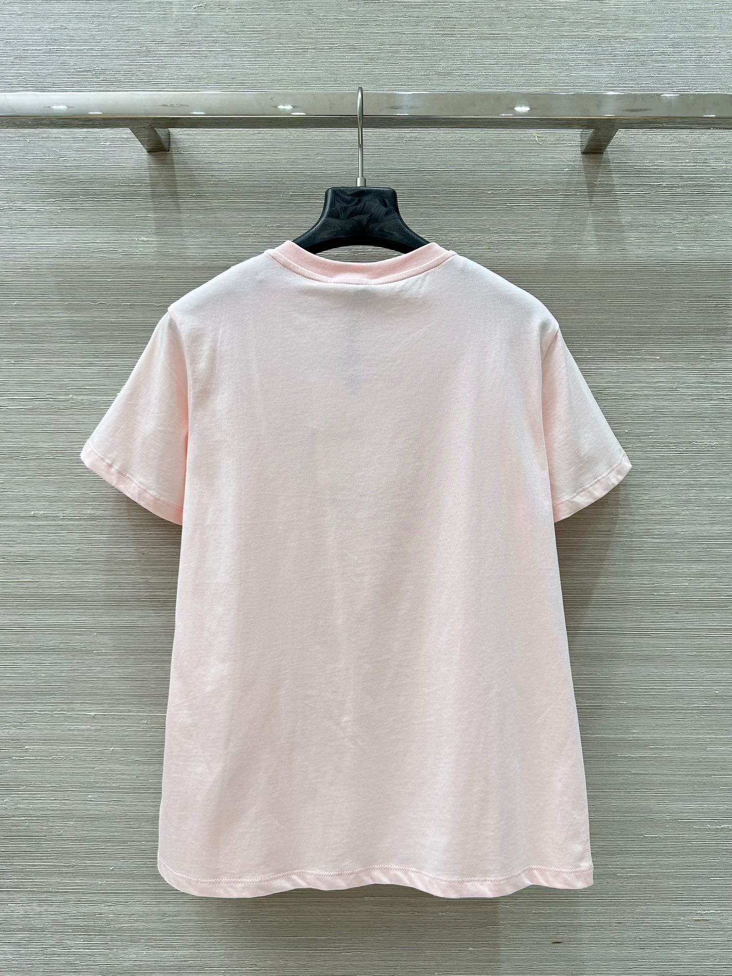 お洒落 モンクレール Tシャツ コピー 定番 ロゴ コットンTシャツ クルーネック ブラック-4