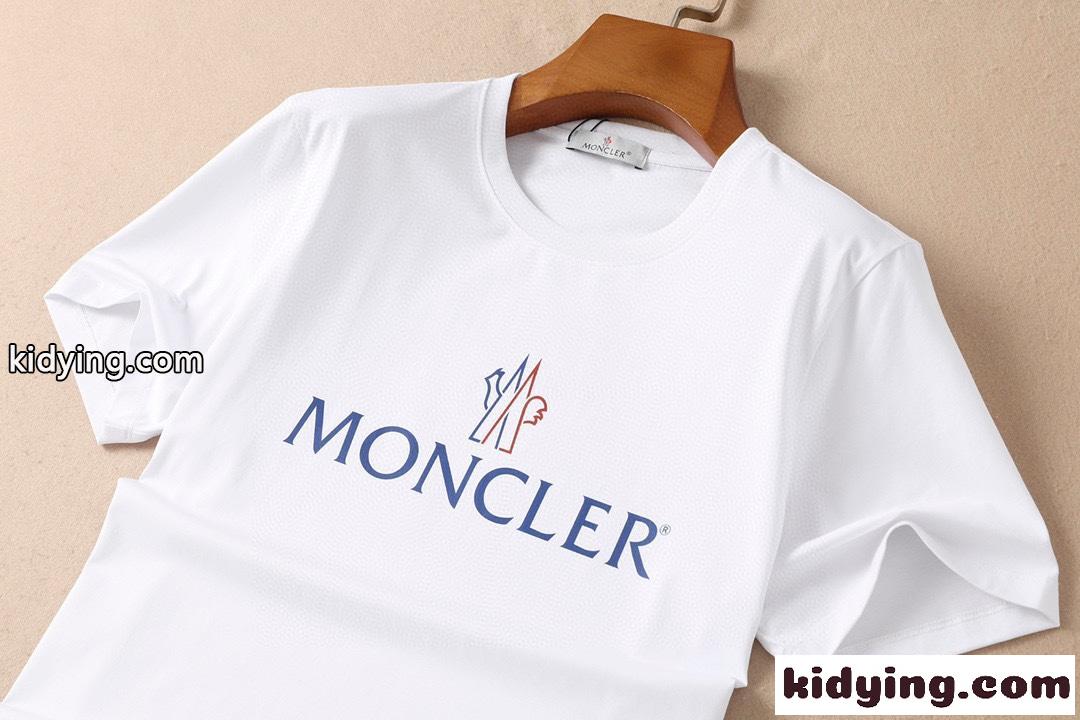 着心地いい ロゴ プリント おしゃれ 定番人気 モンクレール tシャツ コピー 半袖 クルーネック トップス-4