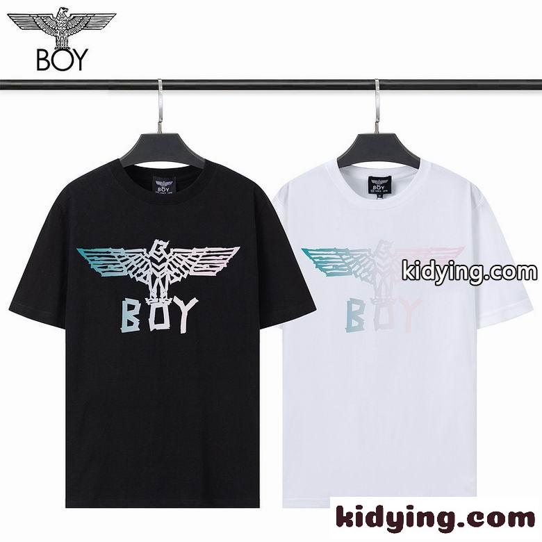 肌に優しい 快適 ロゴプリント ボーイロンドン 半袖Tシャツ コピー おしゃれ カジュアル トップス クルーネック-0