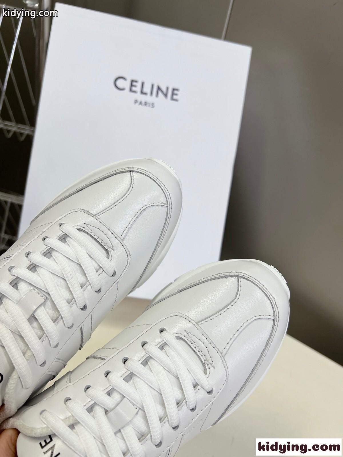 CELINE ランナー CR-02 レースアップ ロースニーカー セリーヌ スニーカー 偽物-4
