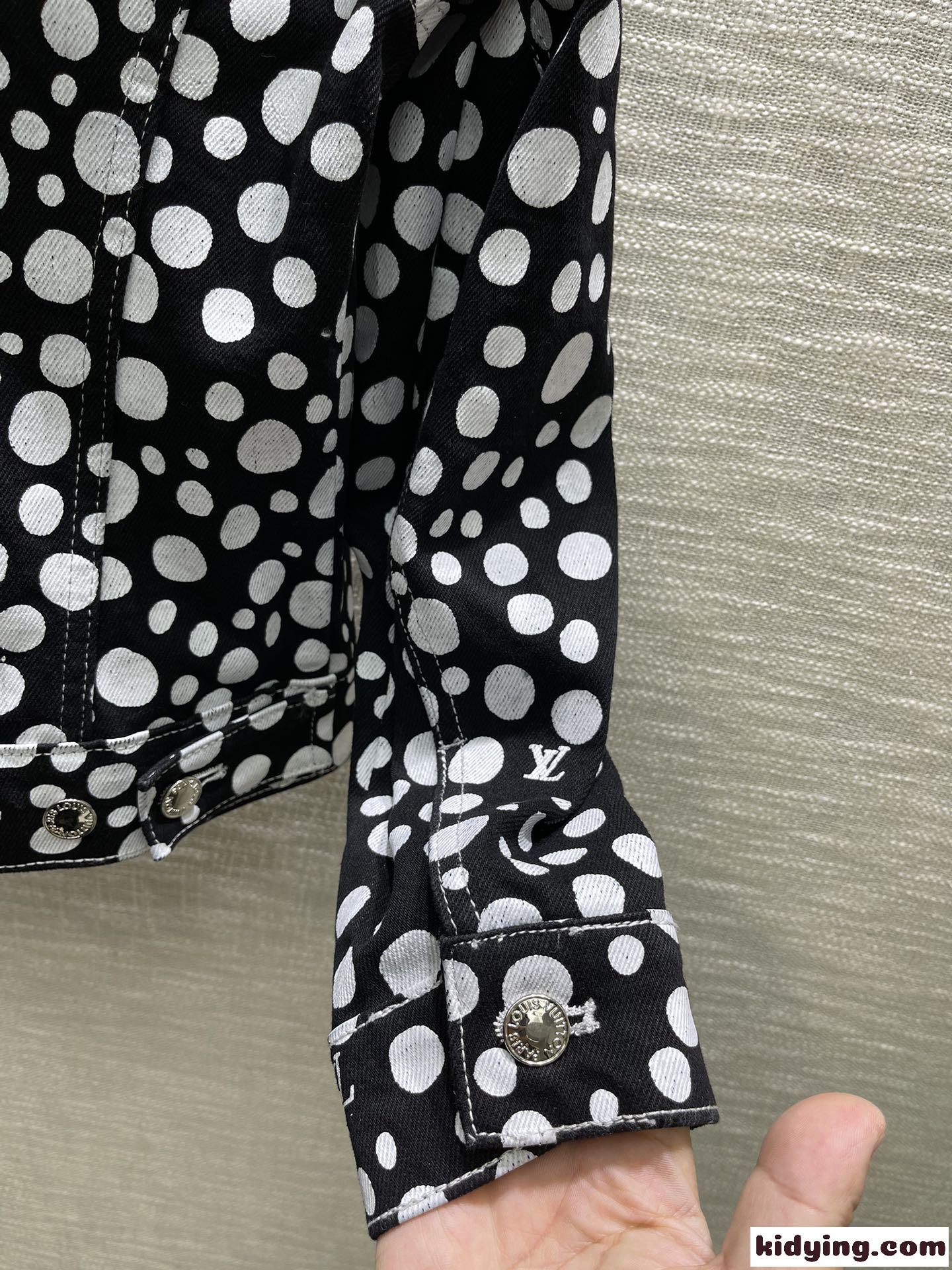 23SS LV X YK ドット ジップアップジャケット ルイヴィトン ジャケット コピー 人気-3
