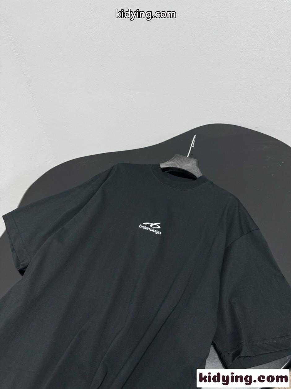 シンプル お洒落 オーバーサイズ 半袖Tシャツ バレンシアガ Tシャツ 偽物 ユニセックス-2
