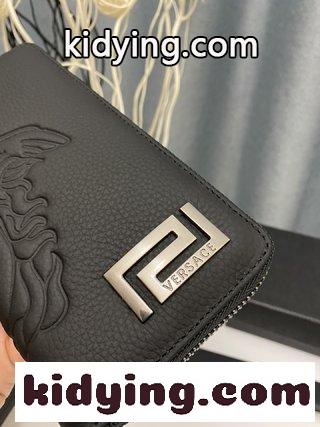 VERSACE ヴェルサーチ トランペット財布  ヴェルサーチ  財布 メンズコピー ハイエンド品質-4