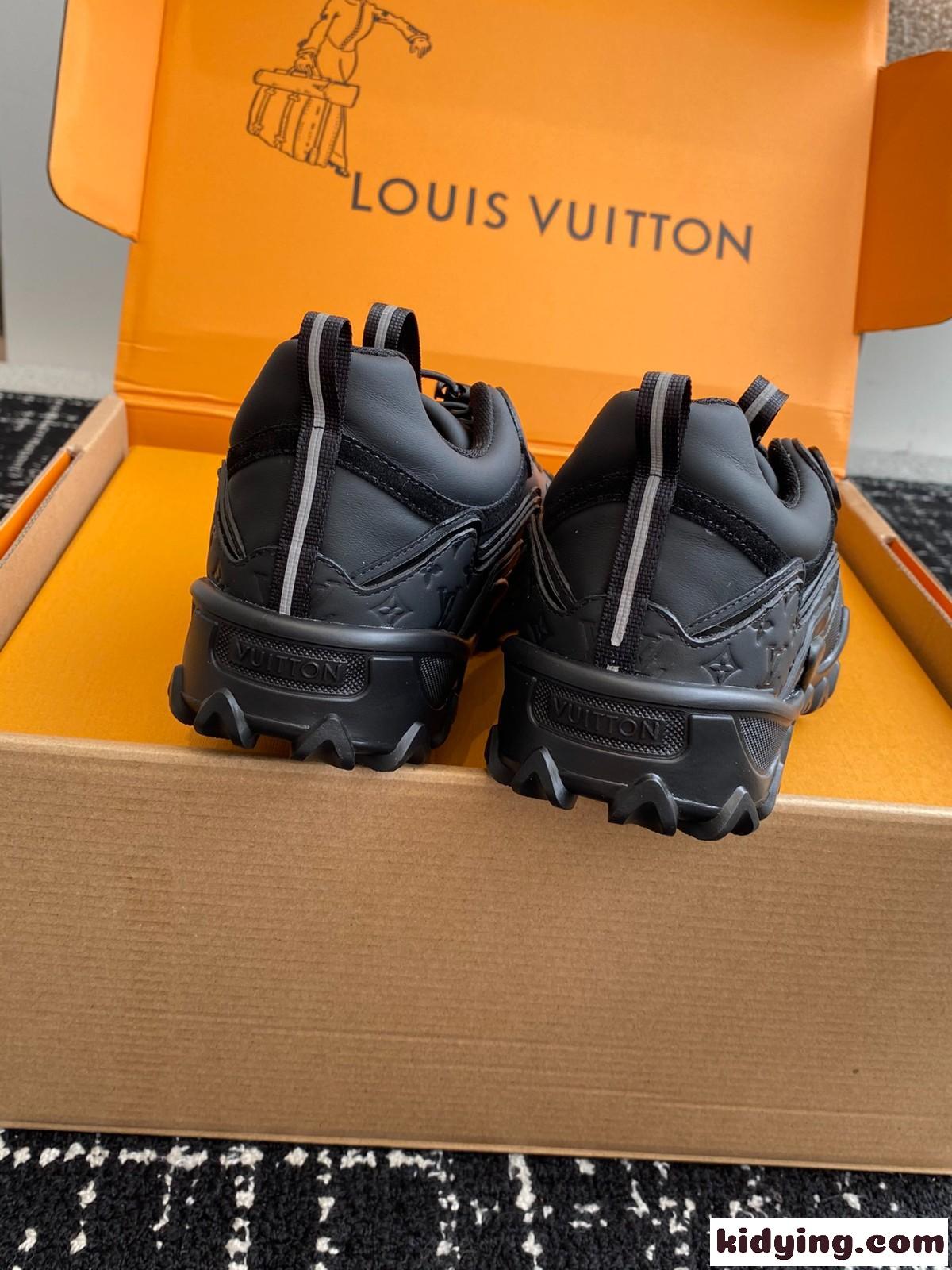 LV ラッシュ・ライン スニーカー 人気 お洒落 ルイヴィトン スーパーコピー レディース-3