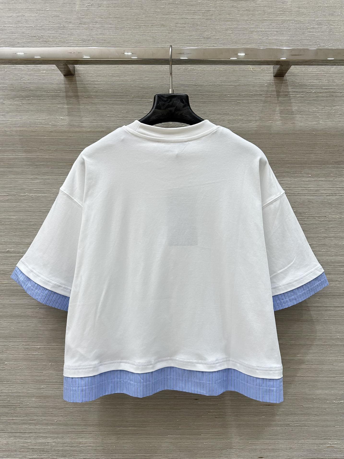 おしゃれ レイヤード風 半袖Tシャツ グッチ Tシャツ コピー コットン トップス-4