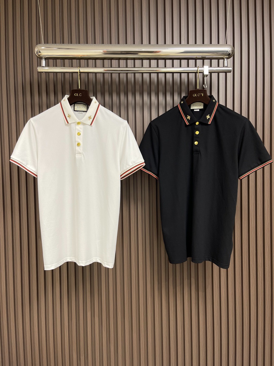 洗練された グッチ Tシャツ 偽物 コットンピケ ポロシャツ 半袖トップス-0