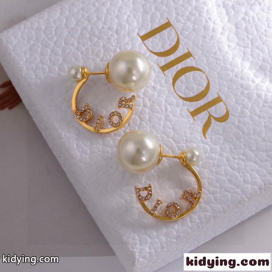 エレガント DIOR TRIBALES ピアス パール クリスチャン・ディオール イヤリング 偽物-0