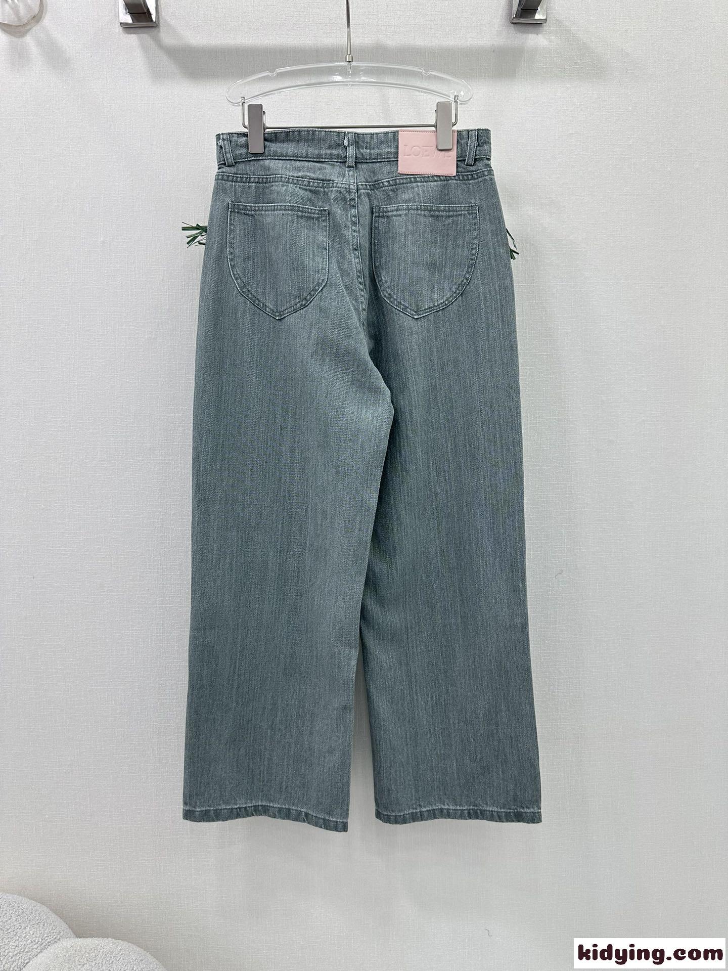 ブーツカット ジーンズ ロエベ パンツ コピー デニムパンツ-3