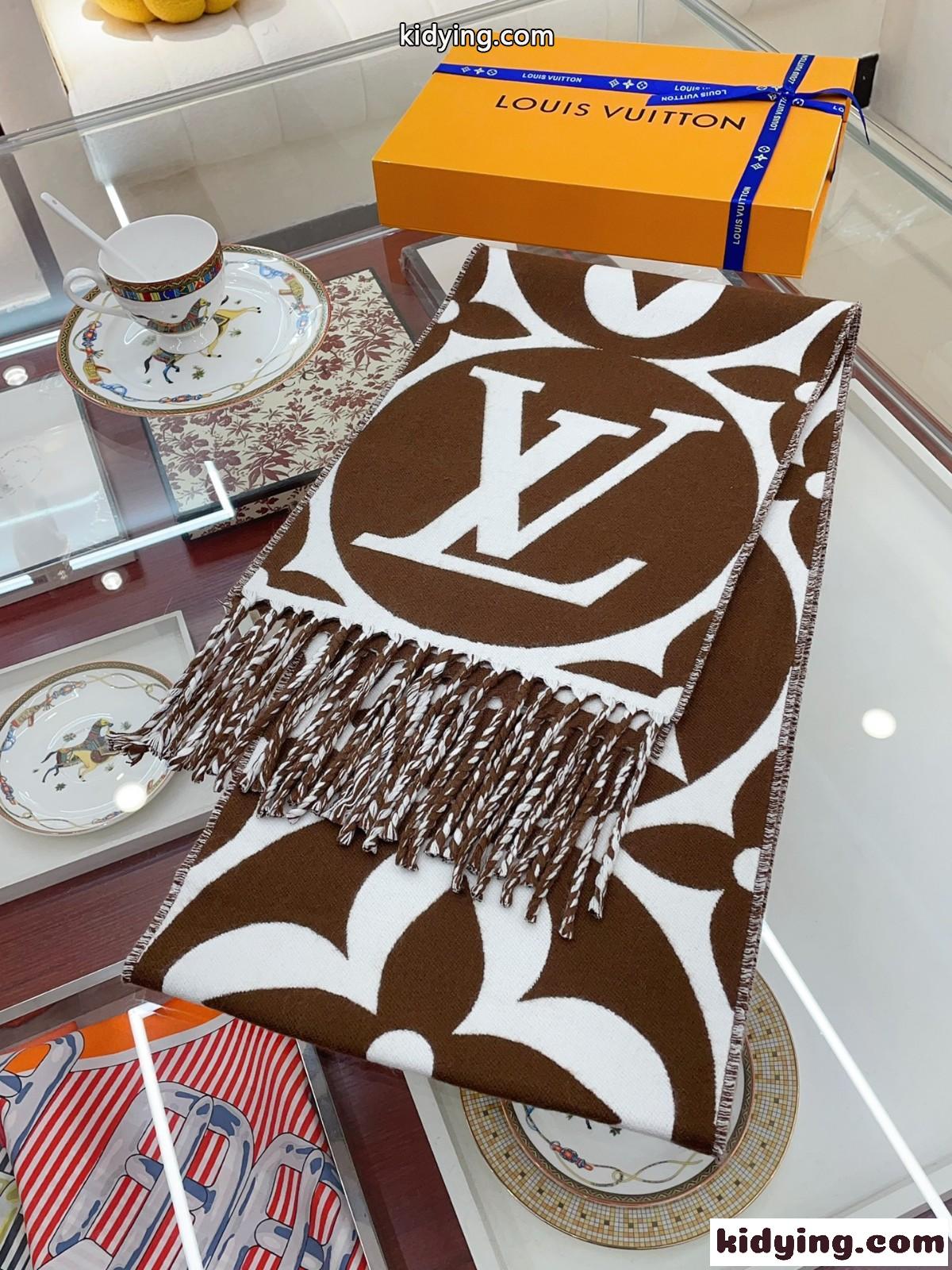 大人気 マフラー・LV メダリオンルイヴィトン スカーフ コピー ユニセックス-0