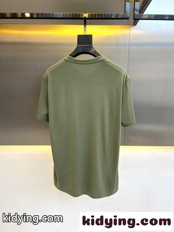 ベーシック エルメネジルド・ゼニア Tシャツ コピー クルーネック 半袖Tシャツ-3