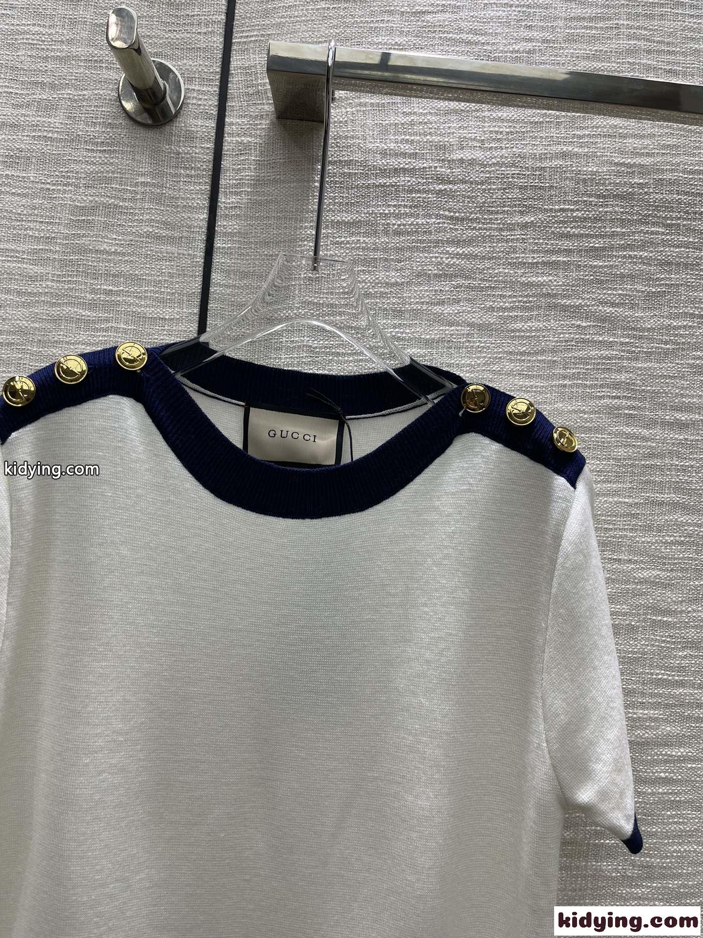 ウール＆カシミヤ 半袖 ニットドレス グッチ ワンピース コピー レディース ファッション-1