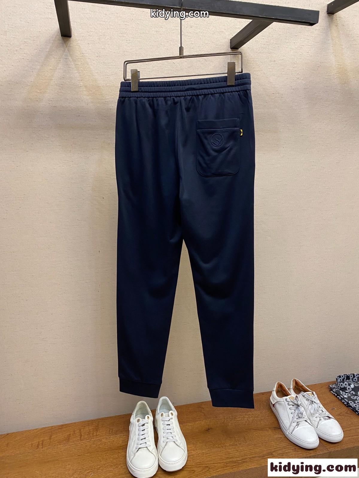 カジュアル 快適 イージーパンツ フェンディ パンツ コピー メンズ ズボン-2