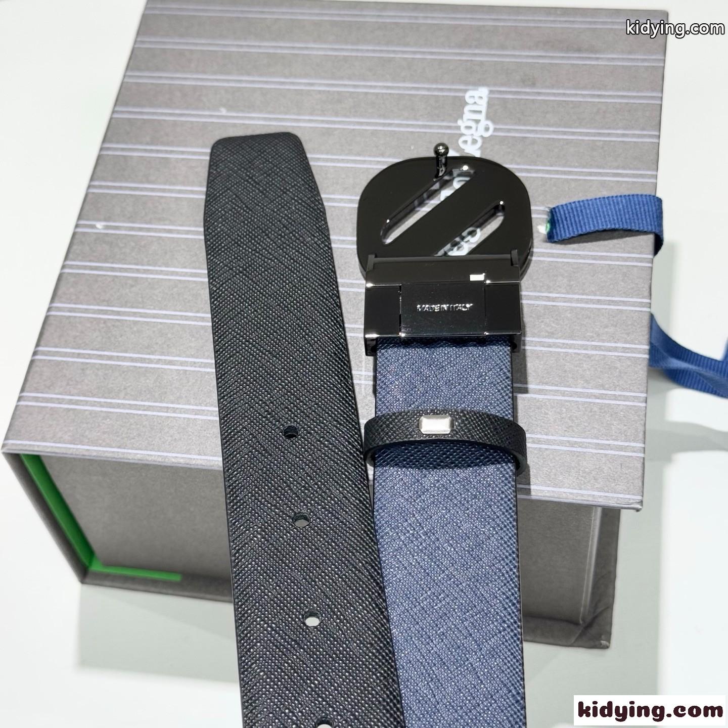洗練された 上品 リバーシブルベルト エルメネジルド・ゼニア ベルト コピー-2