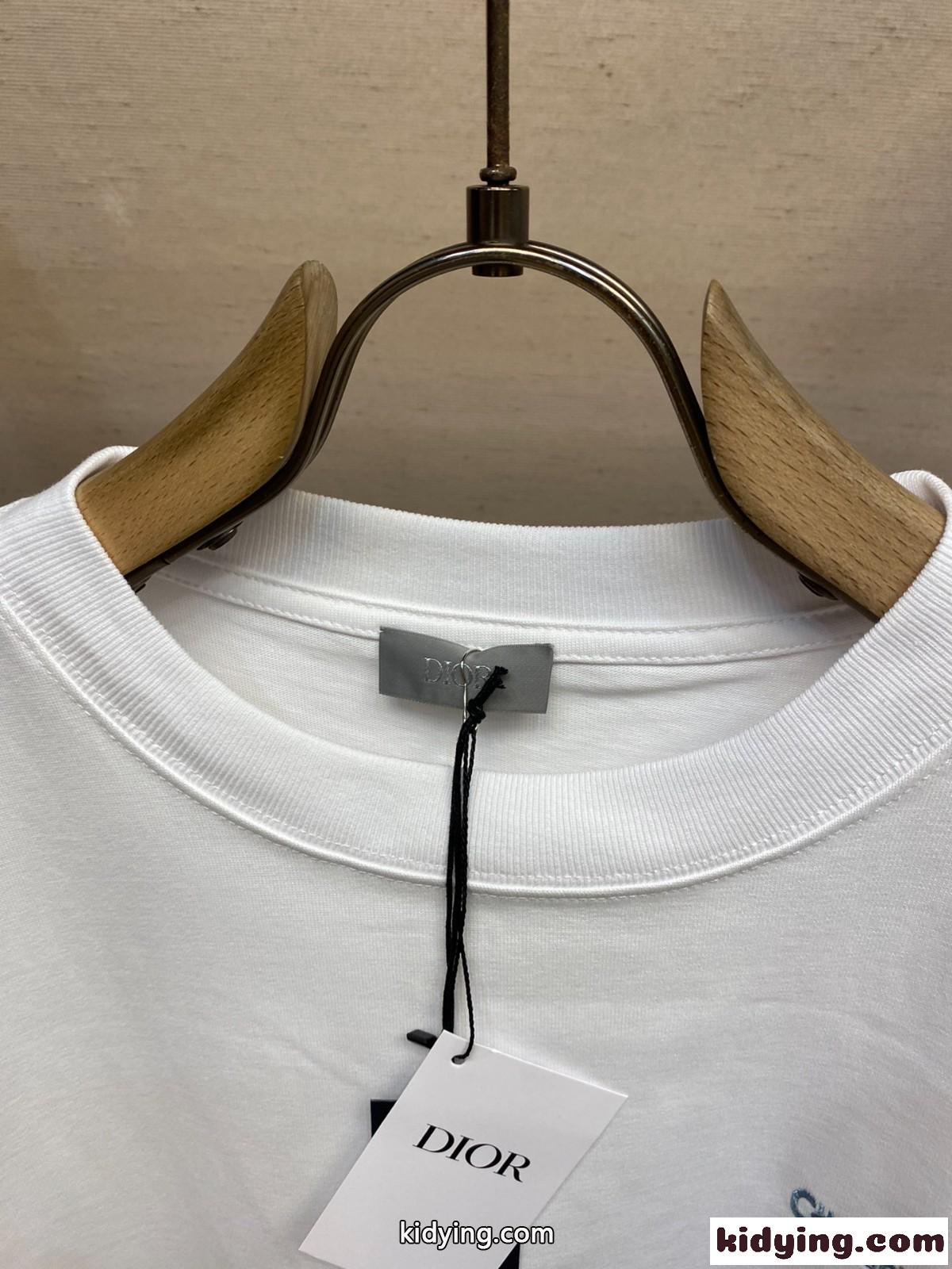 Christian Dior Tag 半袖Tシャツ クリスチャン・ディオール Tシャツ コピー ホワイト-1