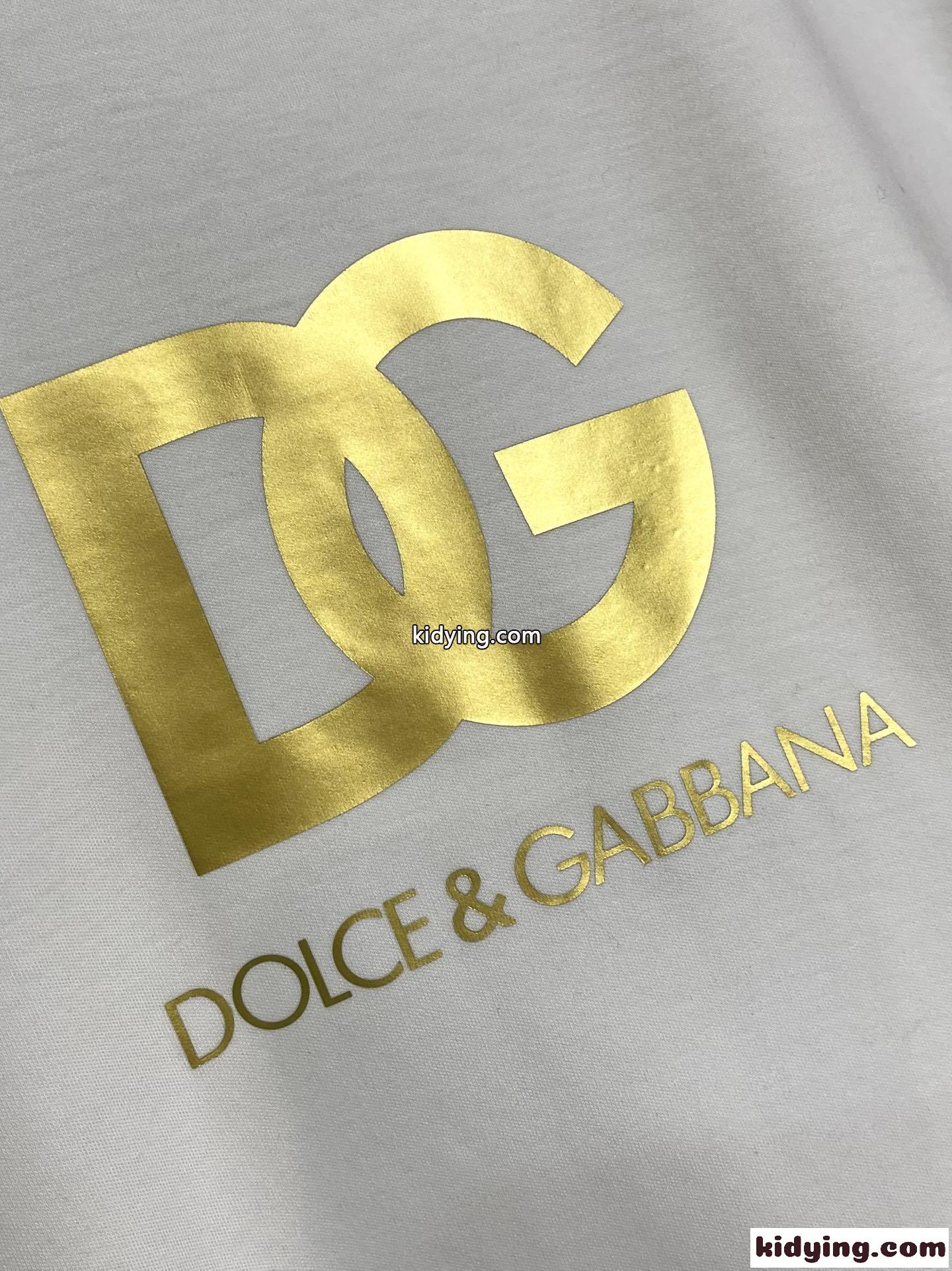 ベーシック ロゴプリント コットン 長袖Tシャツ ドルチェ&ガッバーナ Tシャツ コピー-2