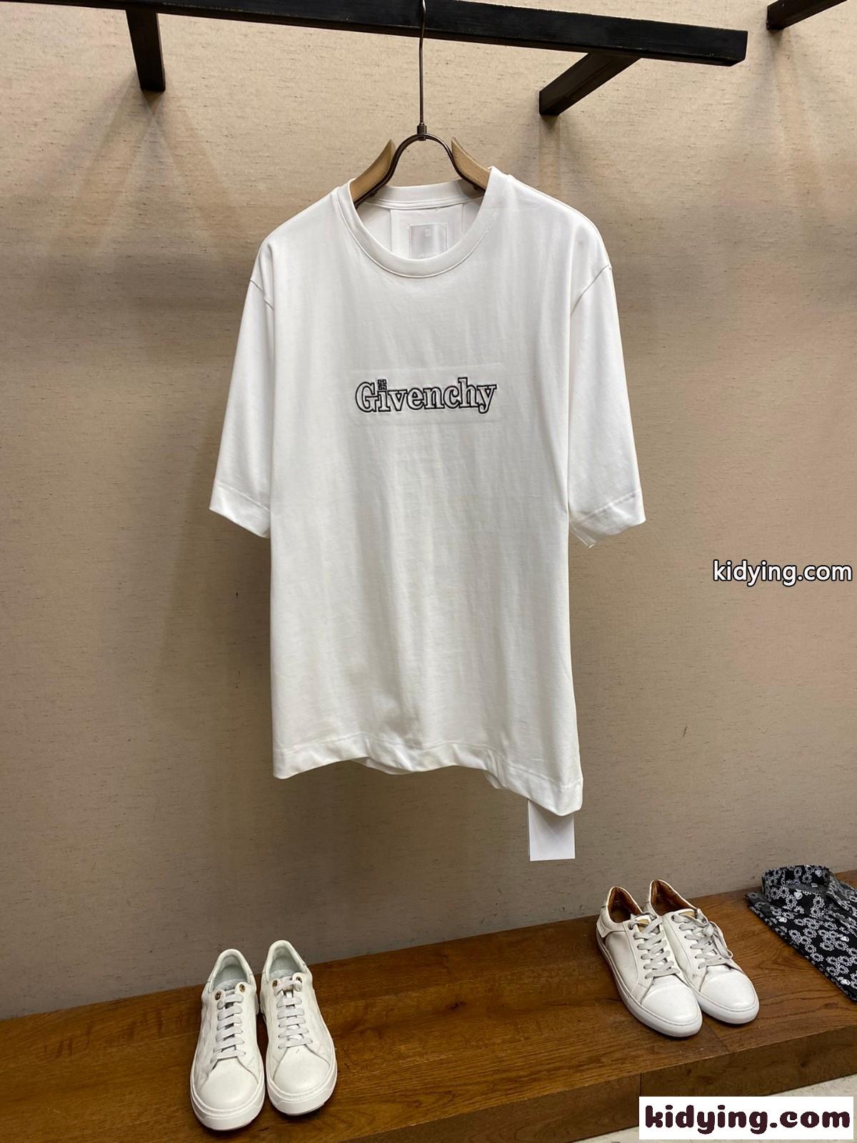 おしゃれ カジュアル ロゴ クルーネック ジバンシィ Tシャツ コピー 男女兼用-2