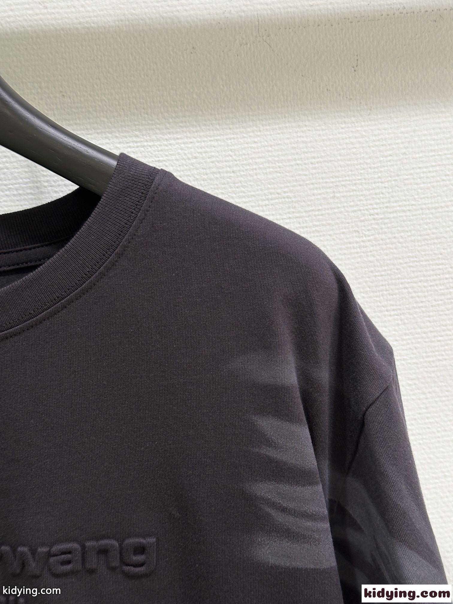 ユニセックス コットン 半袖Tシャツ アレキサンダーワング Tシャツ コピー オーバーサイズ-4
