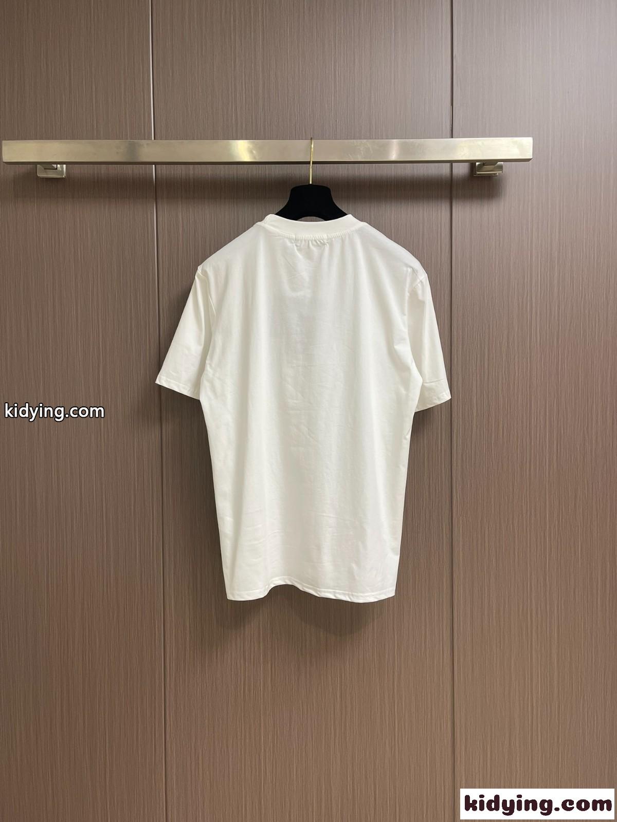 目を引く プリント 半袖Tシャツ ドルチェ&ガッバーナ Tシャツ コピー コットン-0