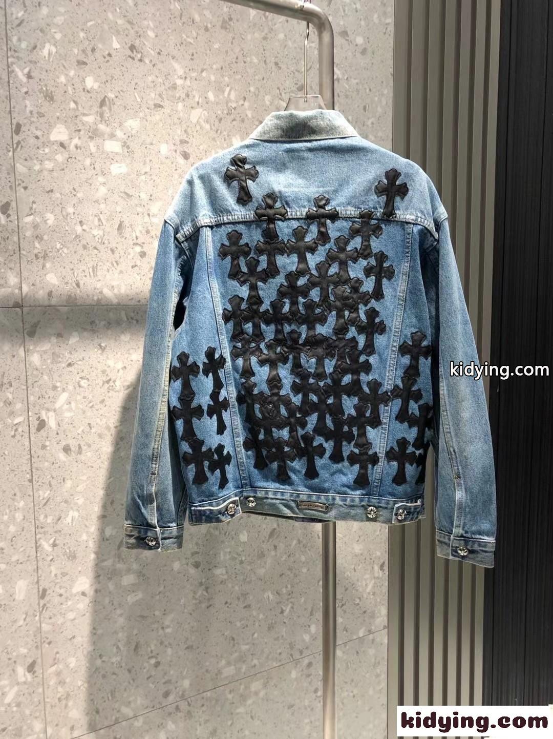 Chrome Hearts×Levis デニムジャケット クロムハーツ ジャケット コピー クロスパッチ-0
