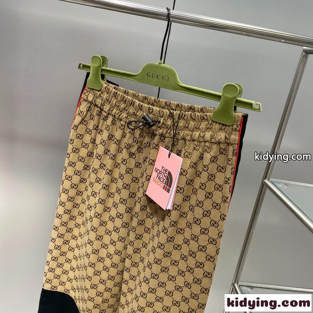 GG ロゴ プリント 注目される おしゃれ 上品 カジュアルパンツ グッチ パンツ コピー 快適 ゆったり 人気-0