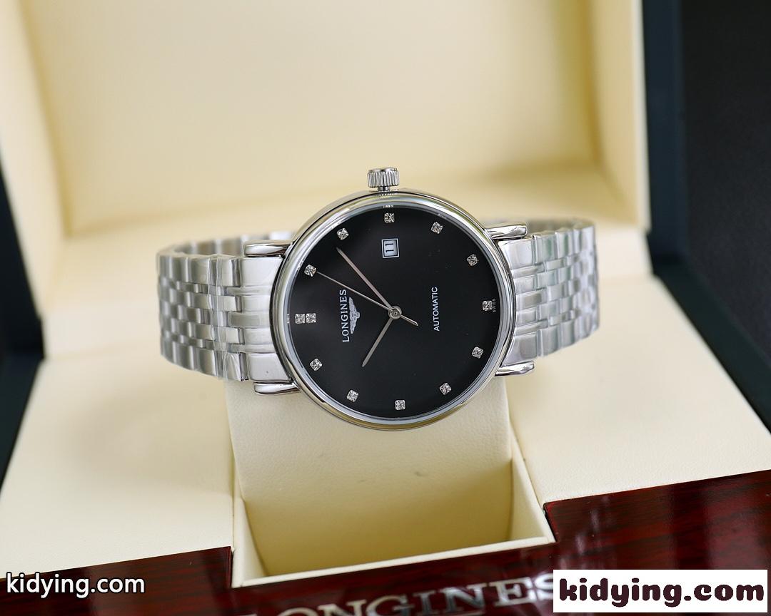 上品 人気 ロンジン 時計 コピー 腕時計 39mm 日付表示 シンプル ビジネス-1