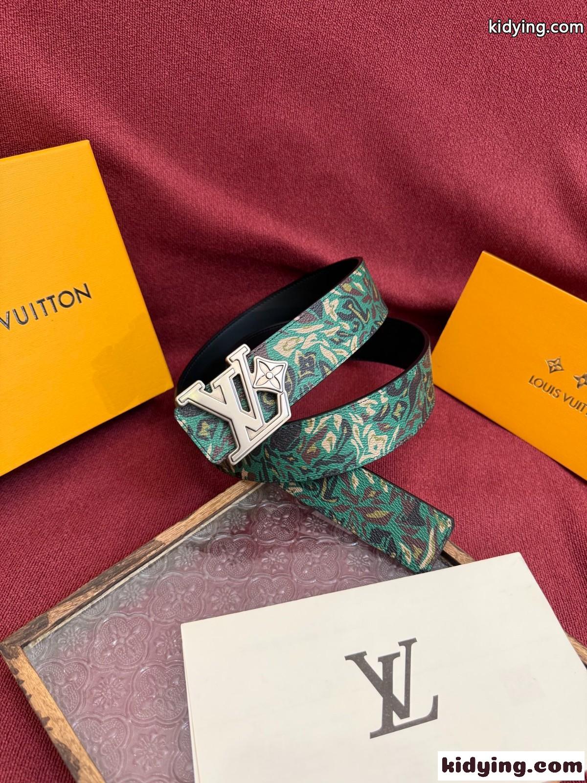 ベルト･LV フラワー カモフラージュ 40MM リバーシブル ルイ・ヴィトン スーパーコピー-2