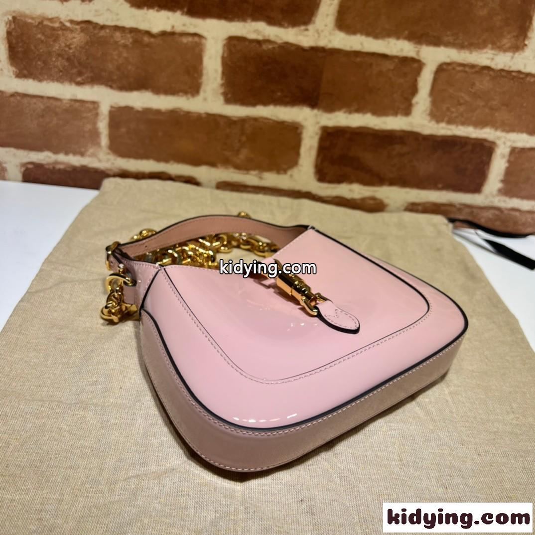 GUCCI グッチ ジャッキー 1961 スモール ショルダーバッグ スーパーコピー ピンク-2