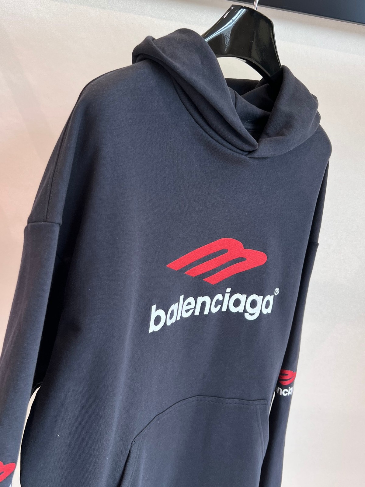 人気 カジュアル バレンシアガ 3B SPORTS ICON HOODIE コピー パーカー-2