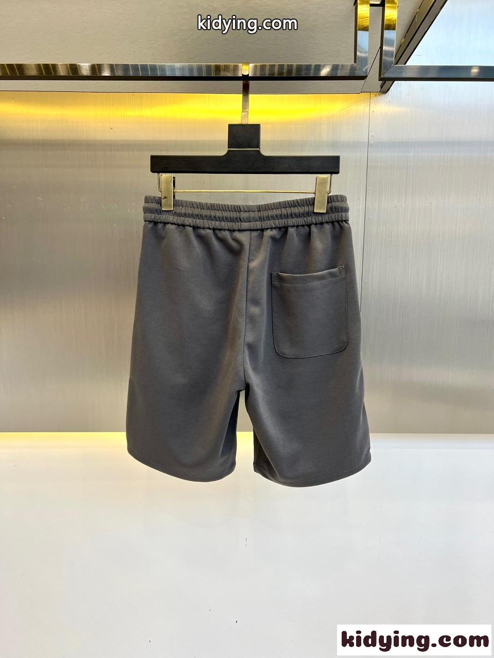 定番 カジュアル コットンショートパンツ バーバリー パンツ コピー グレー-1