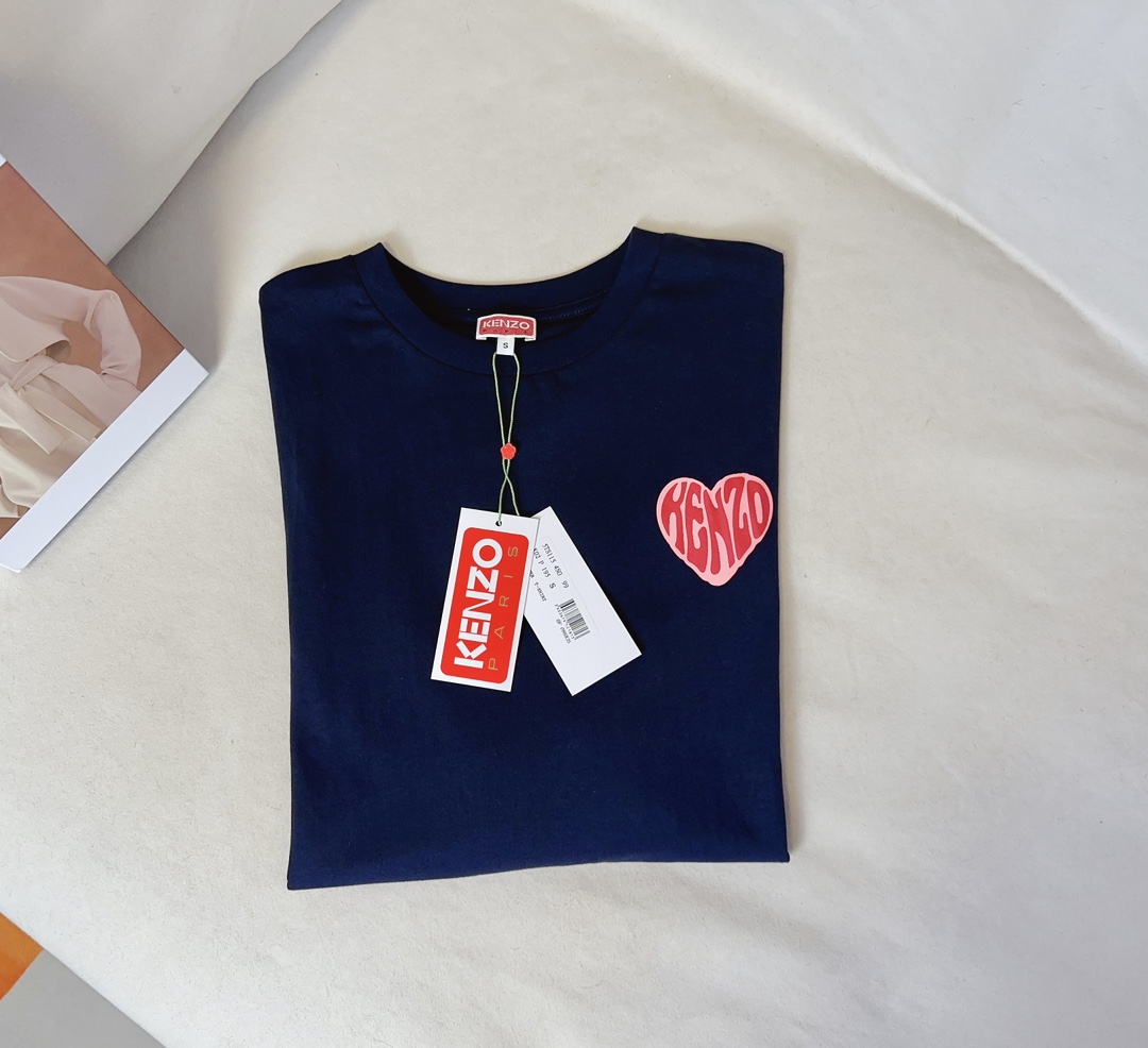 人気 おしゃれ KENZO HEART  ケンゾー Tシャツ コピー カジュアル 合わせやすい-1