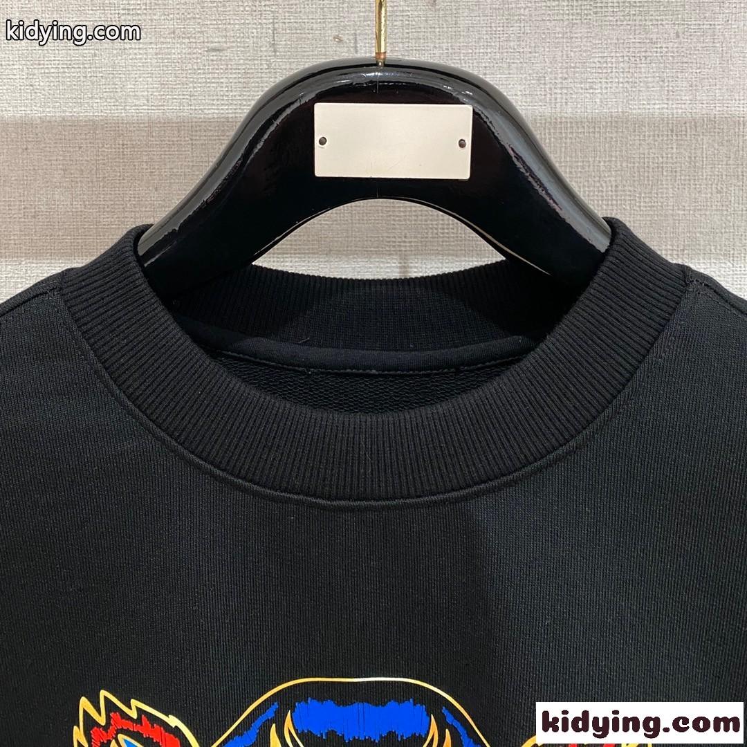 定番 タイガー コットン スウェットシャツ ケンゾー Tシャツ コピー ブラック-0