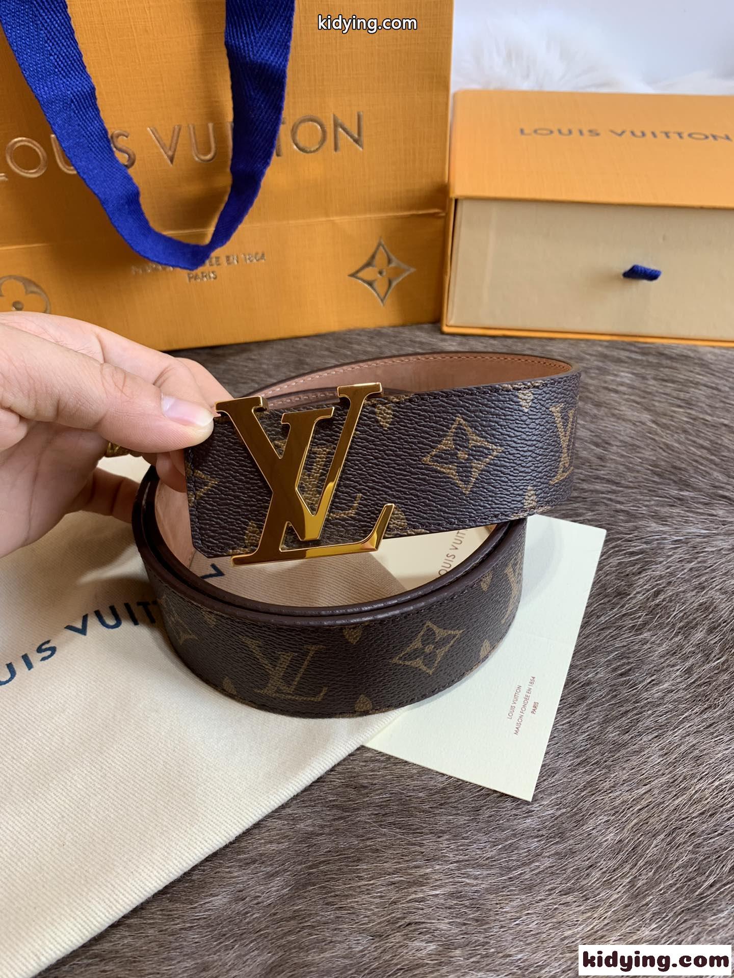 ルイ・ヴィトン ベルト 偽物 合わせやすい 定番 モノグラム 40mm-4