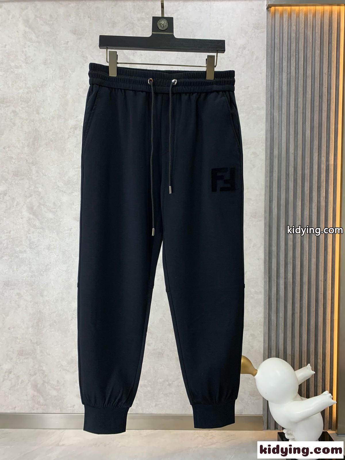 カジュアル メンズ スウェットパンツ フェンディ パンツ コピー ファッション-2